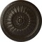 Ekena Millwork Temple Ceiling Medallion (Fits Canopies up to 9 1/4"), Hand-Painted Stone Hearth, 24"OD x 1 5/8"P CM24TESHF - alternate 1